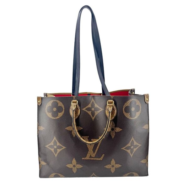 Louis Vuitton  Onthego GM Reverse Monogram Canvas Tote Bag Brown - Picture 4 of 16